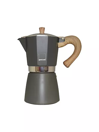 GNALI & ZANI | Cafetière italienne Venezia 3 tasses grise | 